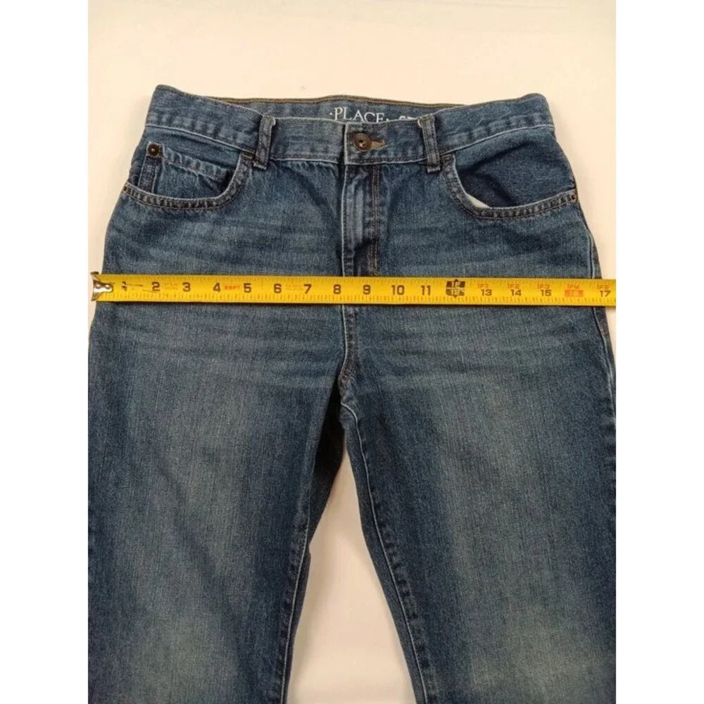 The Children's Place Boys Straight Jeans Blue Size 16